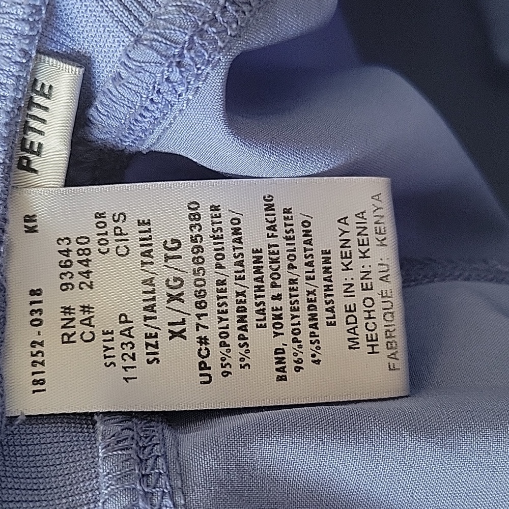 Infinity Blue Scrubs Drawstring Pants Size XLP - Picture 8 of 8